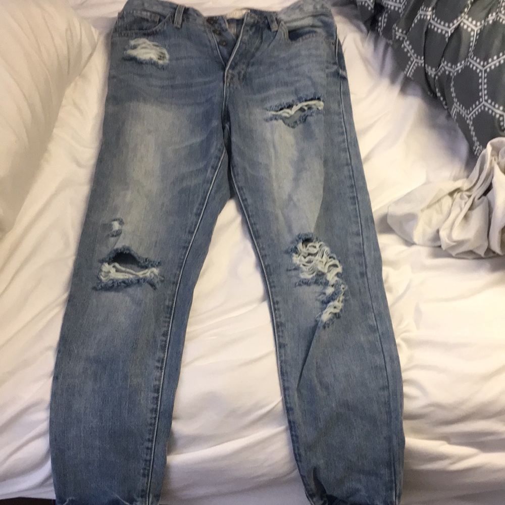 High rise jeans